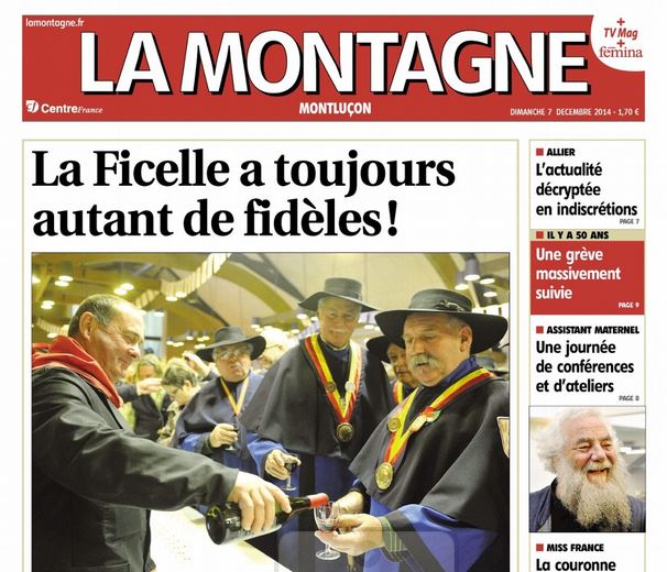 Première page La Montagne