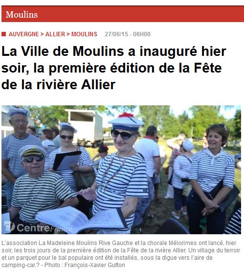 La Montagne Moulins 02-07-2015